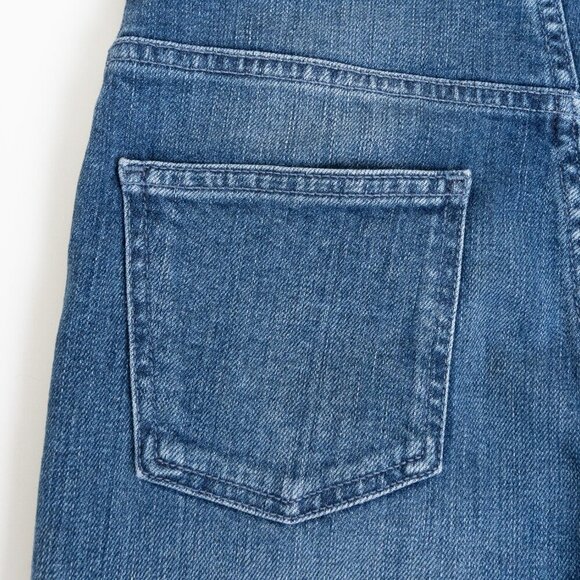 Stella McCartney Lace Hem Cropped Wide Leg Jeans Medium Wash Size 28 - Picture 10 of 14